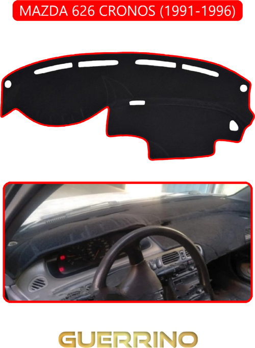 Mazda 626 Cronos 1991-1996Torpido Koruma Halısı Kırmızı Kenar