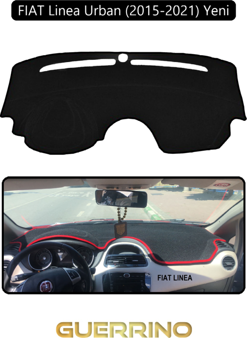 Fıat Linea Urban 2015-2021 Modellerine Uygun Yenitorpido Koruma Halısı Siyah Kenar