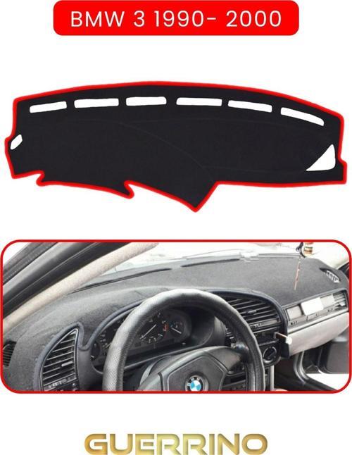 Bmw 3 1990-2000Torpido Koruma Halısı Kırmızı Kenar