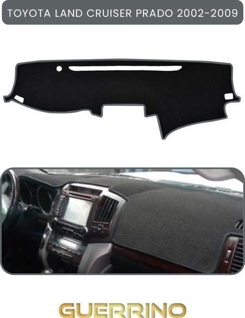 Toyota Land Cruıser Prado 2002-2009Torpido Koruma Halısı Gri Kenar