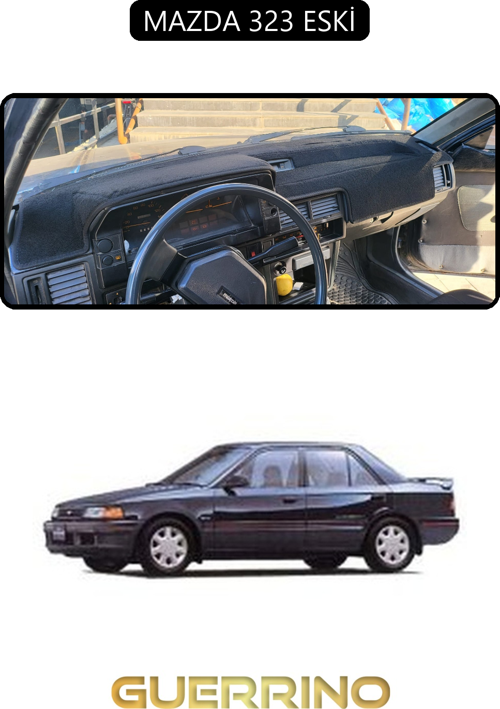 Mazda 323 Eskitorpido Koruma Halısı Siyah Kenar