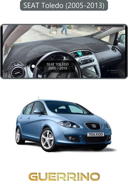 Seat Toledo (2005-2013)Torpido Koruma Halısı Gri Kenar