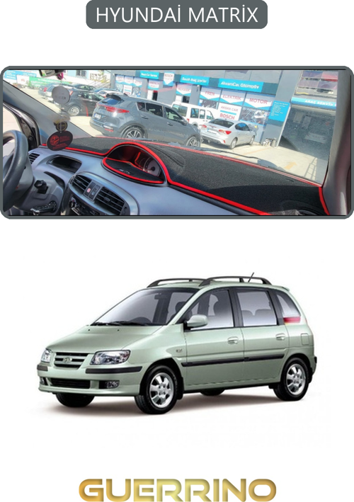 Hyundai Matrixtorpido Koruma Halısı Gri Kenar
