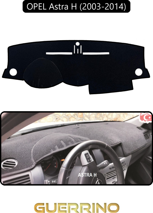 Opel Astra H (2003-2014)Torpido Koruma Halısı Siyah Kenar