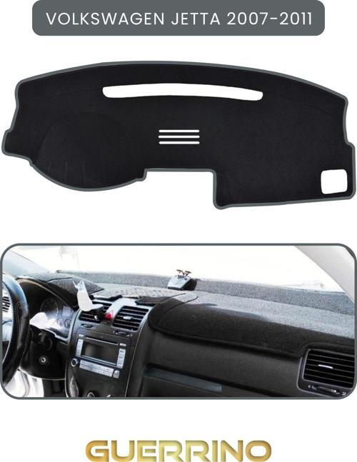 Volkswagen Jetta (2007-2011)Torpido Koruma Halısı Gri Kenar