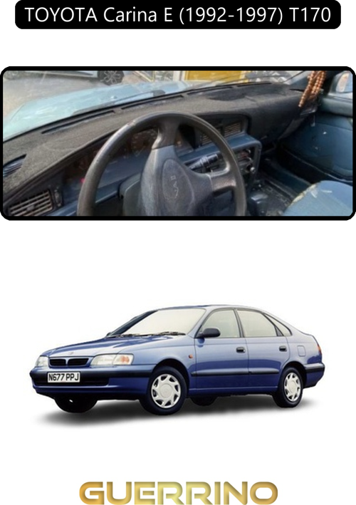 Toyota Carina E (1992-1997) T170Torpido Koruma Halısı Siyah Kenar