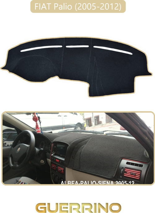 Fıat Palio 2005-2012 Modellerine Uyguntorpido Koruma Halısı Bej Kenar