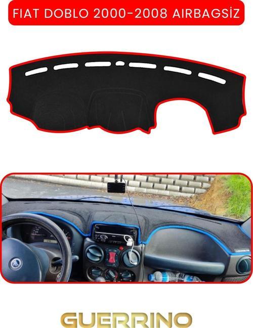 Fıat Doblo 2000-2008 Modellerine Uygun Aırbagsıztorpido Koruma Halısı Kırmızı Kenar