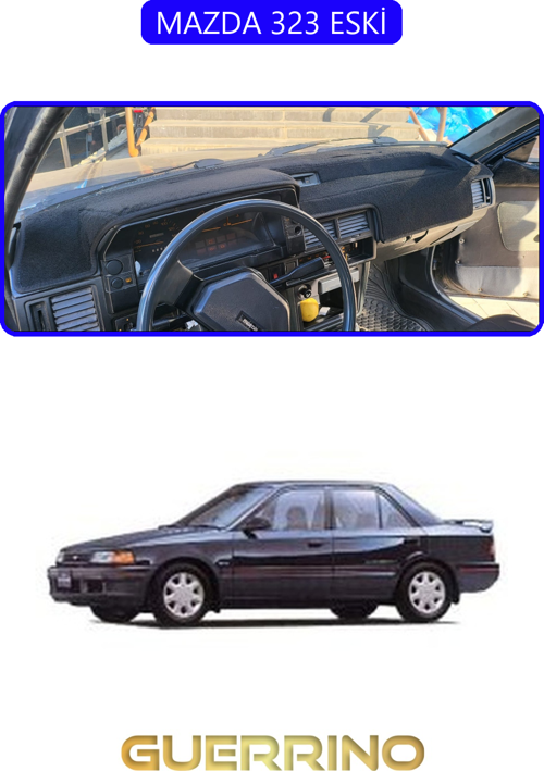 Mazda 323 Eskitorpido Koruma Halısı Mavi Kenar