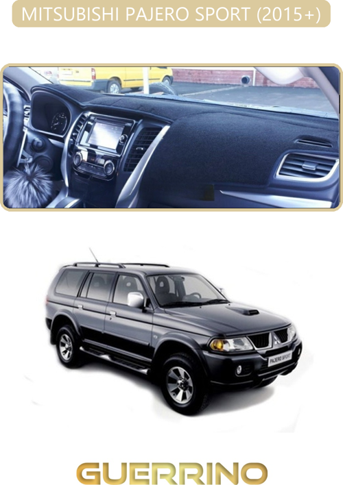 Mıtsubıshı Pajero Sport 2015+Torpido Koruma Halısı Bej Kenar