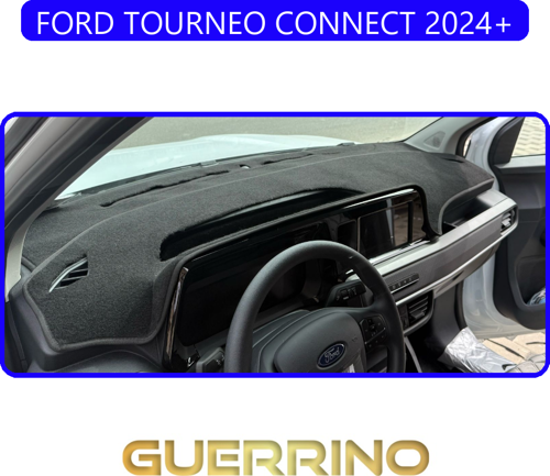 Ford Torneo Courıer 2023+ Torpido Koruma Halısı Mavi Kenar