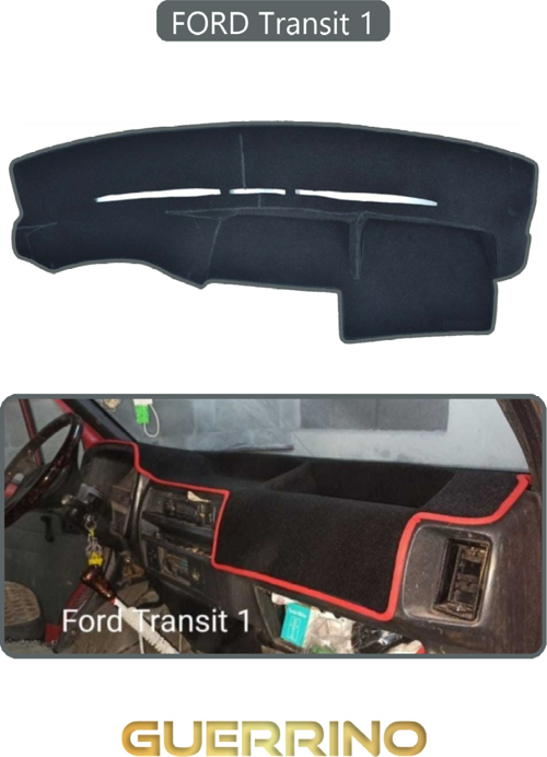 Ford Transit 1Torpido Koruma Halısı Gri Kenar