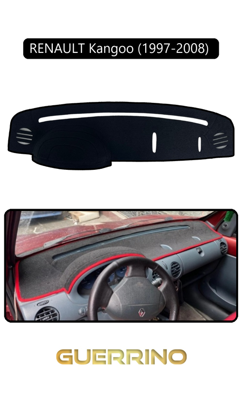 Renault Kangoo (1997-2008) Torpido Koruma Halısı Siyah Kenar