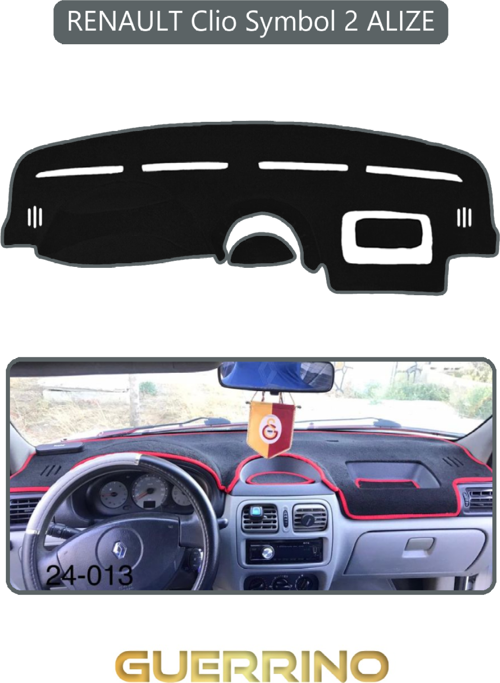 Renault Clio Symbol 2 Alızetorpido Koruma Halısı Gri Kenar