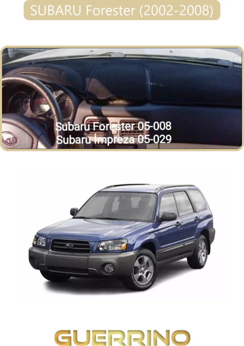 Subaru Forester (2002-2008)Torpido Koruma Halısı Bej Kenar