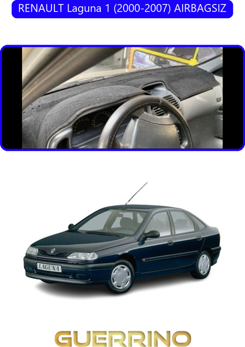 Renault Laguna 1 (2000-2007) Aırbagsıztorpido Koruma Halısı Mavi Kenar