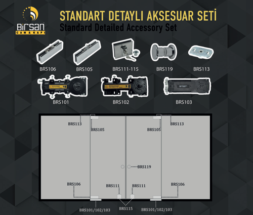 Hidrolik Motor Standart Detaylı Yer Hidroliği BRS 102-STD