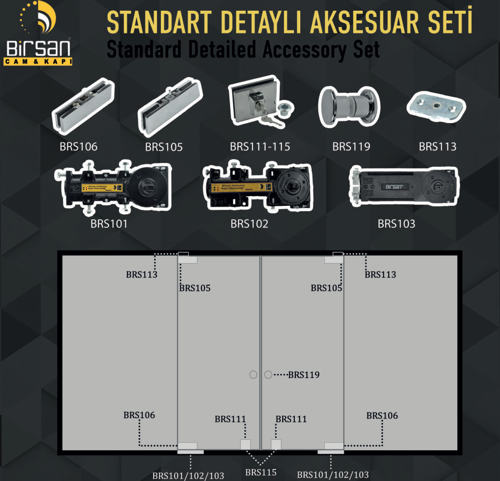 Hidrolik Motor Standart Detaylı Yer Hidroliği BRS 102-STD