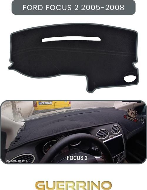 Ford Focus 2 (2005-2008)Torpido Koruma Halısı Gri Kenar