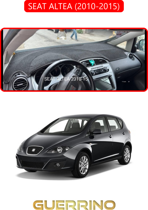 Seat Altea (2010-2015)Torpido Koruma Halısı Kırmızı Kenar