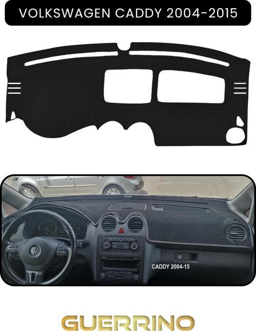 Volkswagen Caddy (2004-2015 )Torpido Koruma Halısı Siyah Kenar