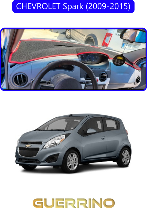 Chevrolet Spark (2009-2015), Ravon R2,Torpido Koruma Halısı Mavi Kenar