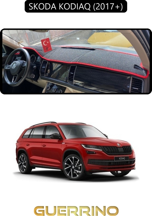 Skoda Kodıaq 2017 +Torpido Koruma Halısı Siyah Kenar