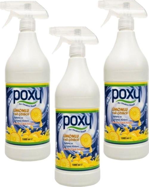 Limonlu Yağ Çözücü 1000 Ml-3'Lü Set