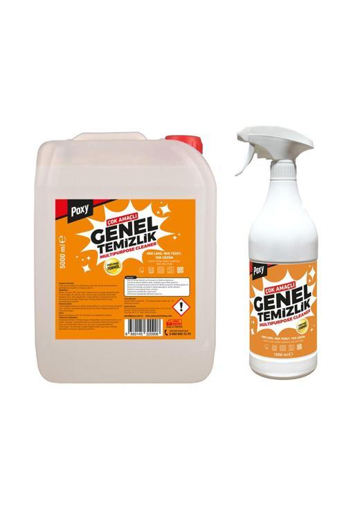 Genel Temizlik 6 Lt Konsantre Dolu Paket Özenli Paketleme Çok Amaçlı Leke Çıkarıcı