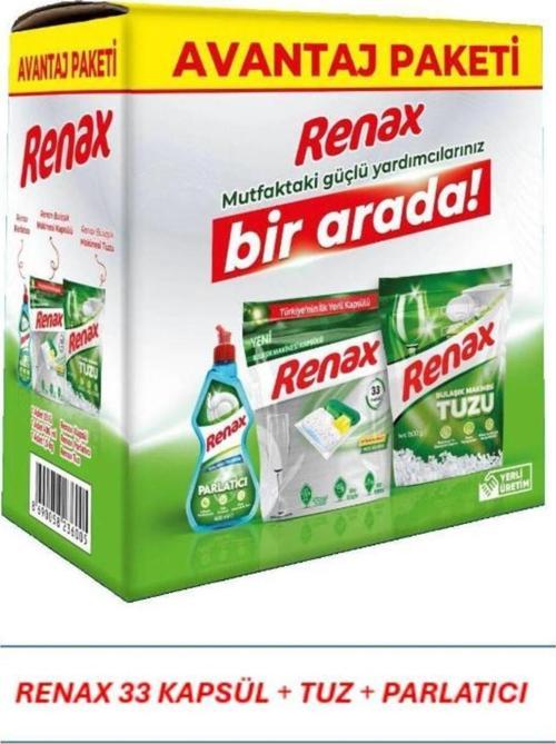 Avantajlı Paket Bulaşık Makinesi Kapsülü 33'Lü Tuzu Parlatıcı