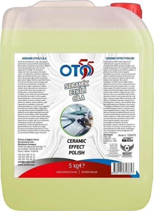 Oto55 Seramik Etkili Cila 5 Lt