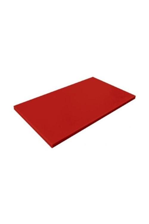 Polietilen Kesim Tahtası 25X40X2 Cm Kırmızı Et Çiğ Et