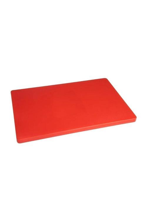 Kırmızı Polietilen Kesim Tahtası 40X60X2 Cm