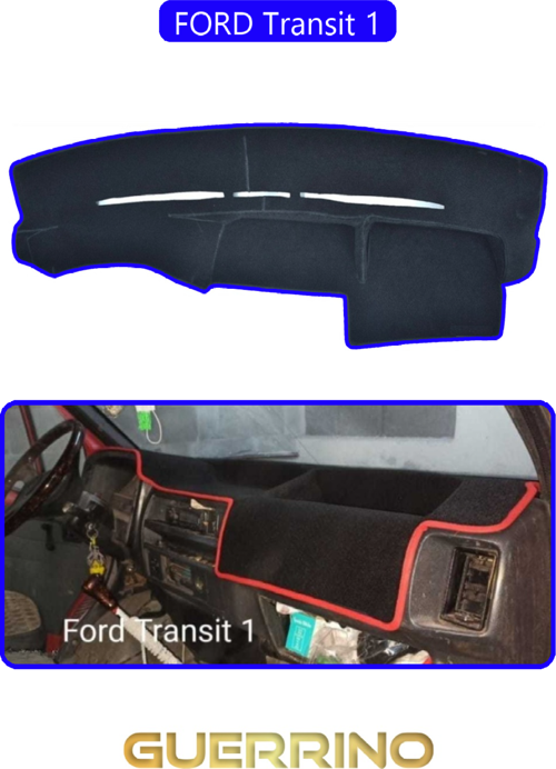 Ford Transit 1Torpido Koruma Halısı Mavi Kenar