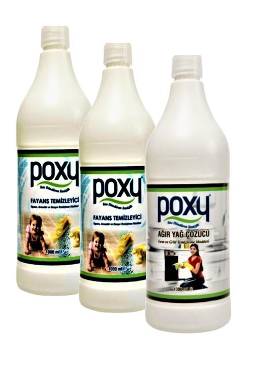 Fayans Derz Temizleyici 2 X 1 Lt & Ağır Yağ Çözücü 1 Lt