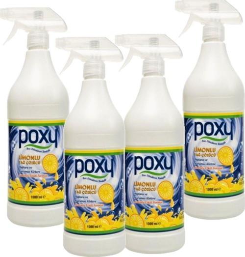 Limonlu Yağ Çözücü 1000 Ml-4'Lü Set