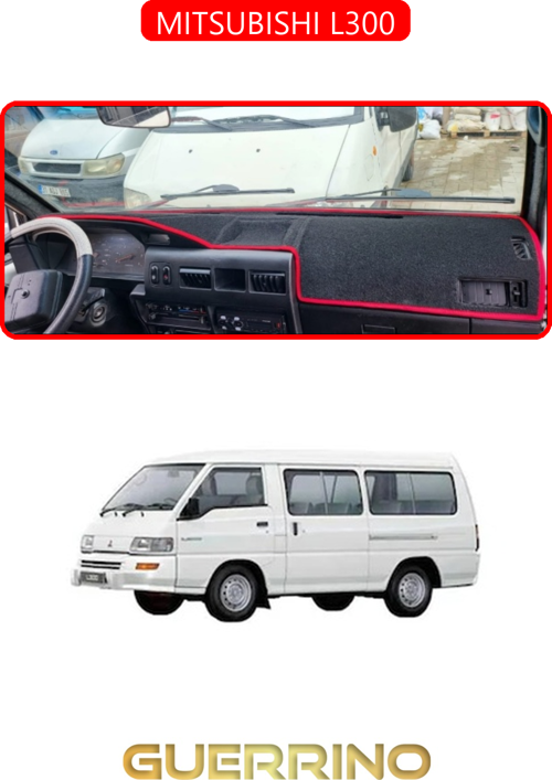 Mıtsubıshı L300Torpido Koruma Halısı Kırmızı Kenar