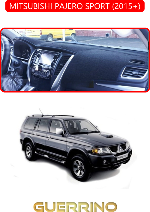 Mıtsubıshı Pajero Sport 2015+Torpido Koruma Halısı Kırmızı Kenar