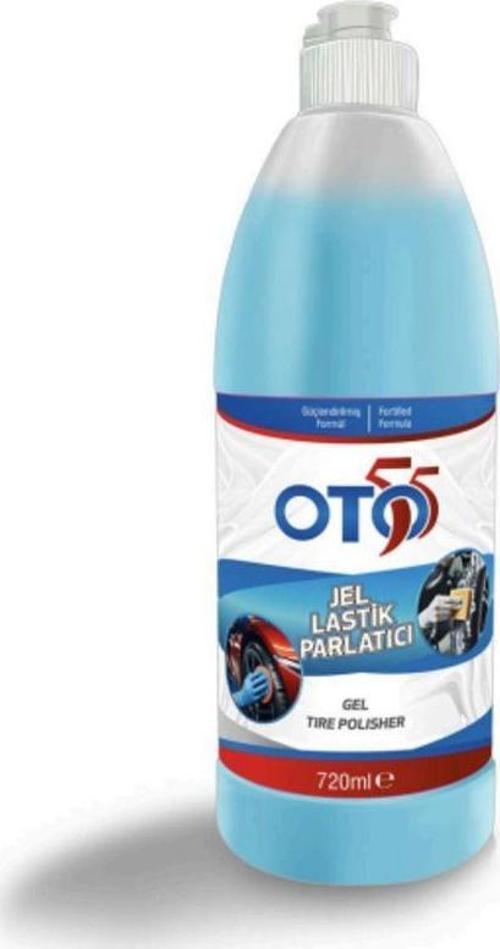 Oto55 Jel Lastik Temizleyici Parlatıcı Sünger Hediyeli Yoğun Konsntre 720 Ml