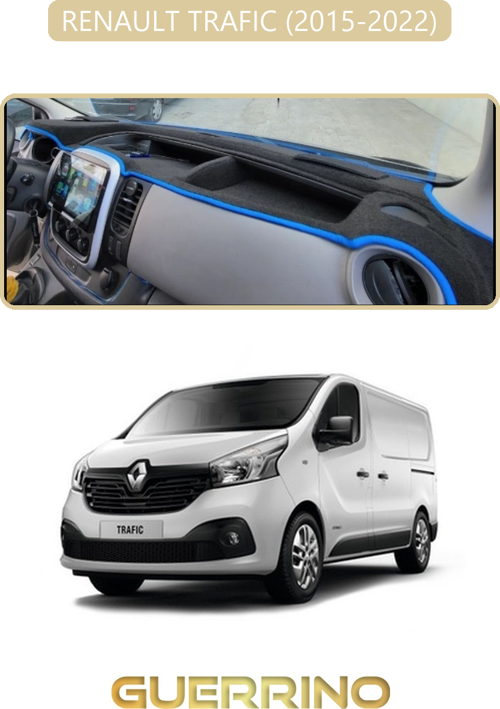 Renault Trafıc (2015-2022)Torpido Koruma Halısı Bej Kenar