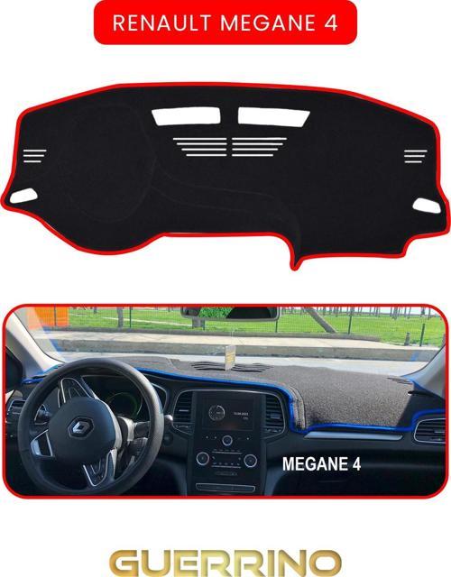 Renault Megane 4 Torpido Koruma Halısı Kırmızı Kenar