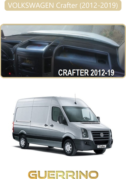 Volkswagen Crafter (2012-2019)Torpido Koruma Halısı Bej Kenar