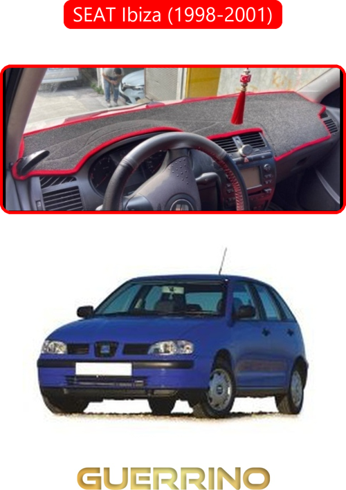 Seat Ibiza (1998-2001)Torpido Koruma Halısı Kırmızı Kenar