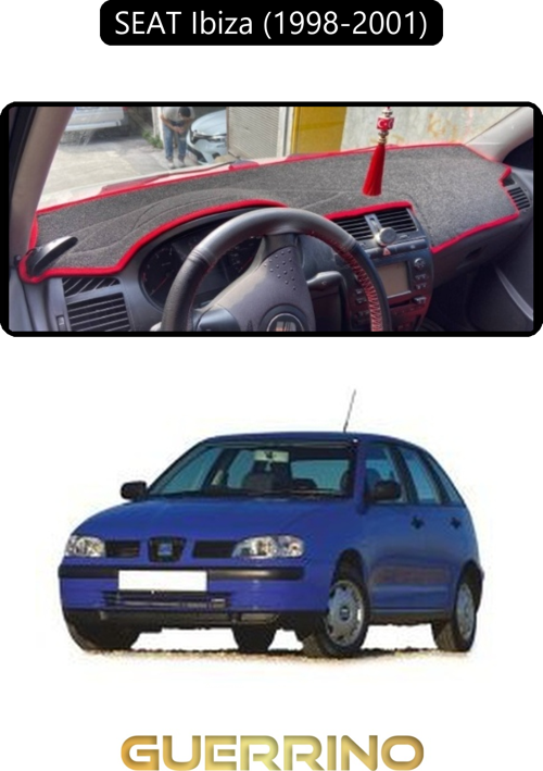 Seat Ibiza (1998-2001)Torpido Koruma Halısı Siyah Kenar