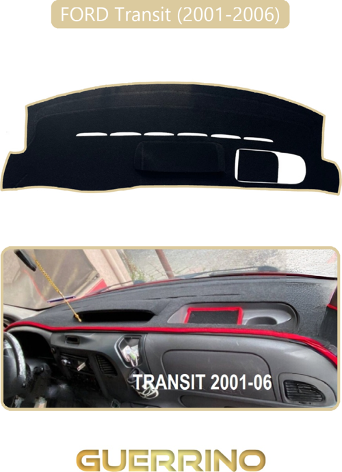 Ford Transit (2001-2006)Torpido Koruma Halısı Bej Kenar