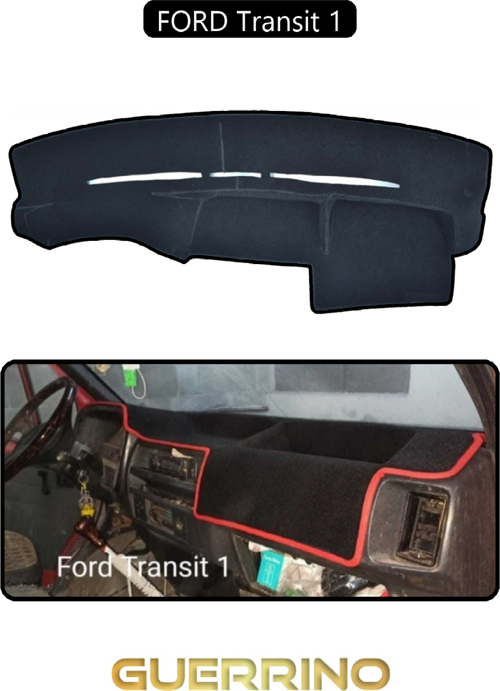 Ford Transit 1Torpido Koruma Halısı Siyah Kenar