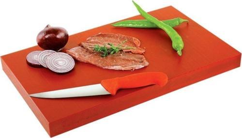 Polietilen Kesme Tahtası Kırmızı 25*40*2 Kalınlık Kasap Şarküteri Levha