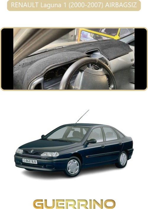 Renault Laguna 1 (2000-2007) Aırbagsıztorpido Koruma Halısı Bej Kenar
