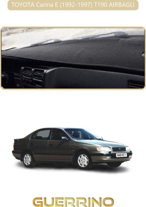 Toyota Carina E (1992-1997) T190Torpido Koruma Halısı Bej Kenar