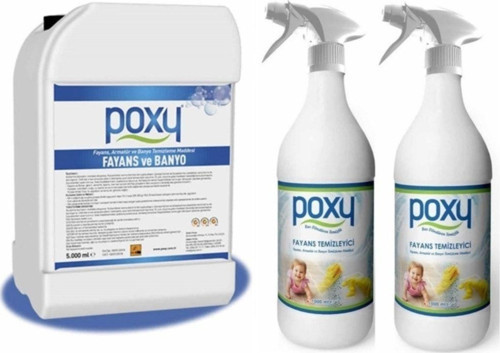 Fayans Temizleyici 5 Kg & Ağır Yağ Çözücü 2 Adet